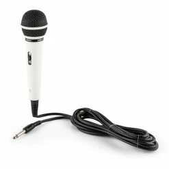 OneConcept Multimedia [second Choix] BTF11 Micro Dynamique -Audio-et-HiFi Soldes 10003650 yy 0004 detail auna CD 202WH weisses Sprach und Gesangsmikrofon