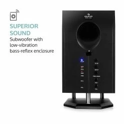 Auna Systèmes D´enceintes 5.1 Areal 525 WD Soundsystem 5.1 -Audio-et-HiFi Soldes 10007842 yy 0005 logo auna Areal 525 WD kirsche Lautsprechersystem