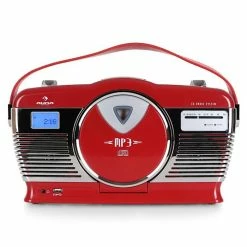 Auna Lecteurs CD & MP3 [second Choix] RCD-70 Radio Rétro -Audio-et-HiFi Soldes 10008986 yy 0003 front auna mcp69 retroradio red 1