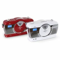 Auna Radios Rétros RCD-70 Radio Rétro -Audio-et-HiFi Soldes 10008986 yy 0005 titel gruppe auna mcp69 retroradio red
