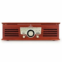 Auna Multimedia TT-92W Platine Vinyle -Audio-et-HiFi Soldes 10008989 yy 0003 front turntable wood