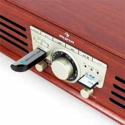 Auna Multimedia TT-92W Platine Vinyle -Audio-et-HiFi Soldes 10008989 yy 0005 titel usb turntable wood
