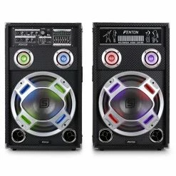 Skytec Multimedia KA-12 Kit D'enceintes De Karaoké -Audio-et-HiFi Soldes 10011718 yy 0002 detail Fenton KA 12 aktives Karaoke PA Lautsprecher Set reedit