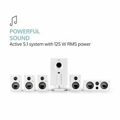 Auna Systèmes D´enceintes 5.1 [second Choix] Areal 525 WH Soundsystem 5.1 -Audio-et-HiFi Soldes 10022257 yy 0004 logo auna Areal 525 WH weiss 5 1 Lautsprechersystem 1