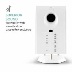 Auna Systèmes D´enceintes 5.1 [second Choix] Areal 525 WH Soundsystem 5.1 -Audio-et-HiFi Soldes 10022257 yy 0005 logo auna Areal 525 WH weiss Lautsprechersystem 1