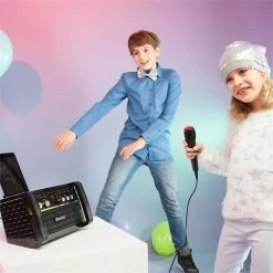 Auna Multimedia DiscoFever Chaîne Karaoké 10 Auna Multimedia DiscoFever Chaîne Karaoké -Audio-et-HiFi Soldes 10026826 yy 0003 ambient Auna karaoke player light effect