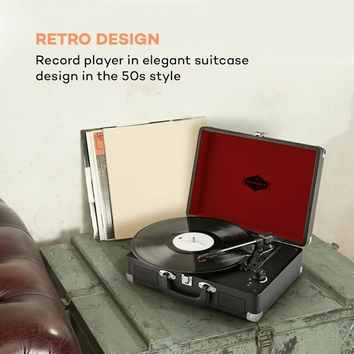 Auna Multimedia [second Choix] Peggy Sue Platine Vinyle Rétro – Image 2