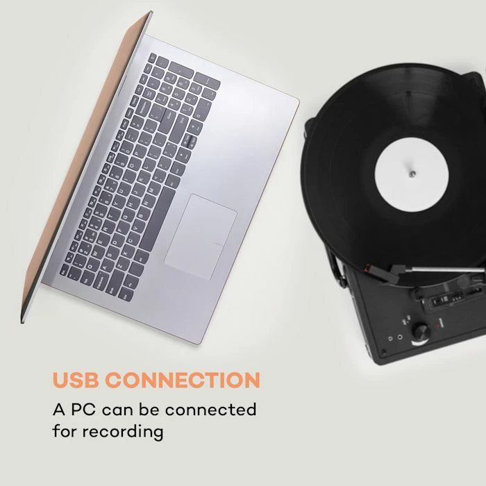 Auna Multimedia [second Choix] Peggy Sue Platine Vinyle Rétro – Image 3