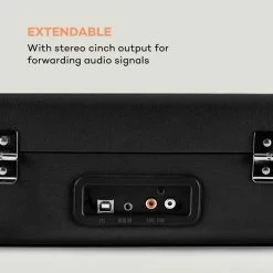 Auna Multimedia [second Choix] Peggy Sue Platine Vinyle Rétro -Audio-et-HiFi Soldes 10027037 uk 0005 logo auna Peggy Sue Retro Plattenspieler LP USB schwarz 1