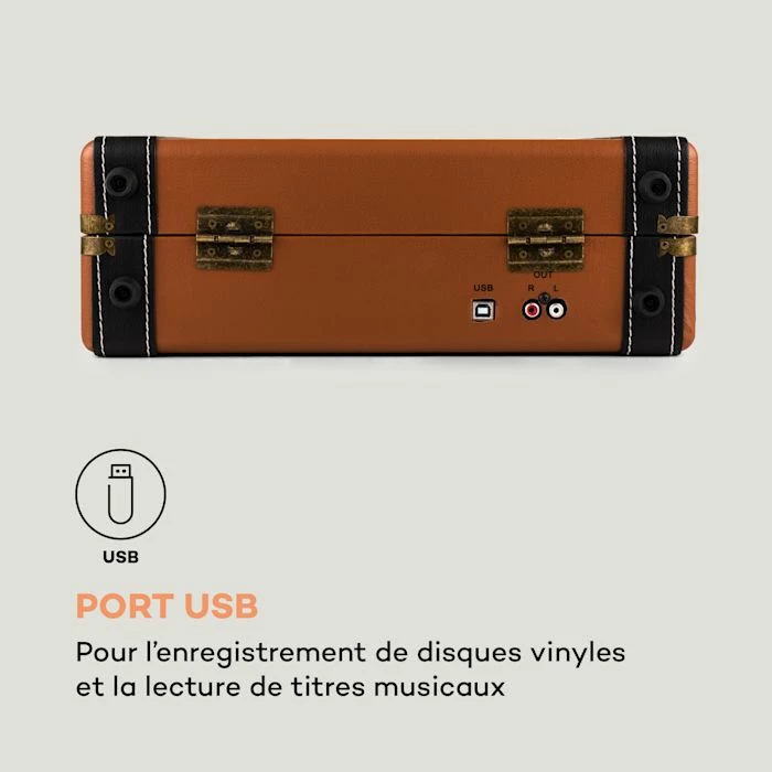 Auna Multimedia Jerry Lee Platine Vinyle 5 Auna Multimedia Jerry Lee Platine Vinyle – Image 3