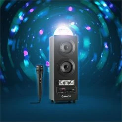 Auna Multimedia DiscoStar Black Enceinte Bluetooth 10 Auna Multimedia DiscoStar Black Enceinte Bluetooth -Audio-et-HiFi Soldes 10028847 yy 0003 ambient auna DiscoStar Black Bluetooth Lautsprecher reedit v2 1