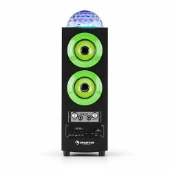 Auna Multimedia [second Choix] DiscoStar Green Enceinte Bluetooth -Audio-et-HiFi Soldes 10028849 0004 detail auna DiscoStar Green Bluetooth Lautsprecher reedit v2