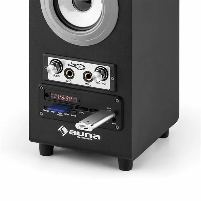 Auna Multimedia [second Choix] DiscoStar Silver Enceinte Bluetooth – Image 6