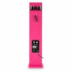 Auna Multimedia [second Choix] Karaboom LED Enceinte De Karaoké -Audio-et-HiFi Soldes 10028977 yy 0005 back auna Karaboom LED Bluetooth Lautsprecher pink