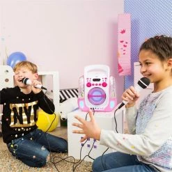 Auna Multimedia Kara Liquida Chaîne Karaoké -Audio-et-HiFi Soldes 10029360 yy 0004 ambient auna Kara Liquida Design Karaokeanlage pink