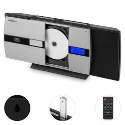 OneConcept Multimedia V-15-BT Chaîne Stéréo -Audio-et-HiFi Soldes 10029363 yy 0003 detail oneConcept V15 BT Stereoanlage schwarz reedit v2