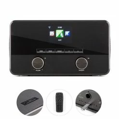Auna Radios Internet Wifi [second Choix] Connect 100 Radio Internet -Audio-et-HiFi Soldes 10029864 yy 0003 detail auna Internetradio mit BT USB black