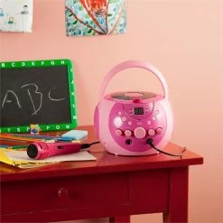 Auna Multimedia [second Choix] SingSing Chaîne Karaoké -Audio-et-HiFi Soldes 10029921 yy 0004 ambient auna SingSing Karaoke Player pink