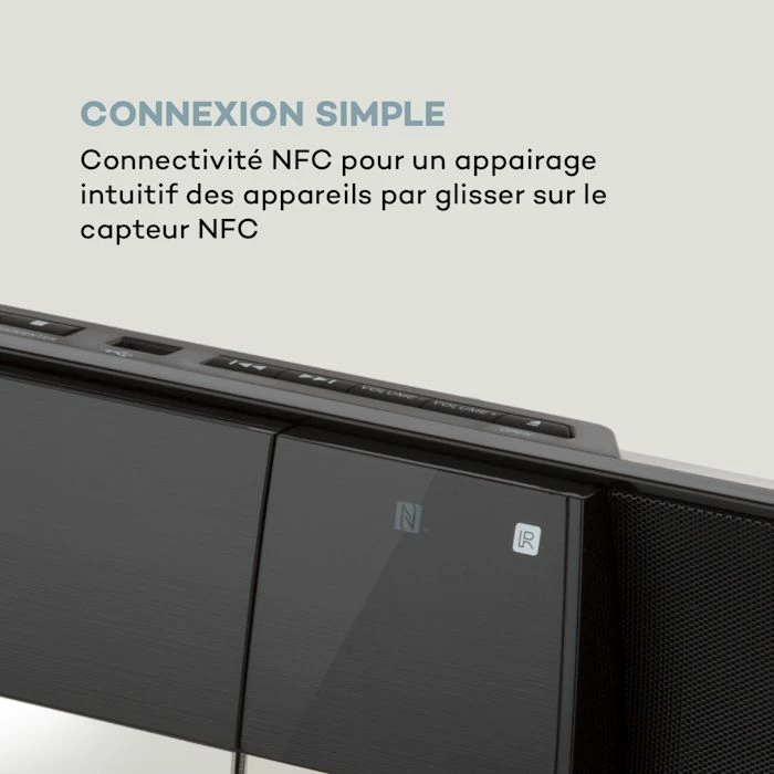 Auna Multimedia Chaîne Stéréo Verticale V-20 DAB 7 Auna Multimedia Chaîne Stéréo Verticale V-20 DAB – Image 5