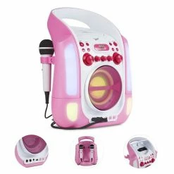 Auna Multimedia Kara Illumina Chaîne Karaoké 9 Auna Multimedia Kara Illumina Chaîne Karaoké -Audio-et-HiFi Soldes 10030549 yy 0003 detail auna Kara Illumina Karaokemaschine LED CD pink reedit