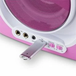 Auna Multimedia Kara Illumina Chaîne Karaoké 10 Auna Multimedia Kara Illumina Chaîne Karaoké -Audio-et-HiFi Soldes 10030549 yy 0004 titel usb sd auna Kara Illumina Karaokemaschine LED CD pink reedit
