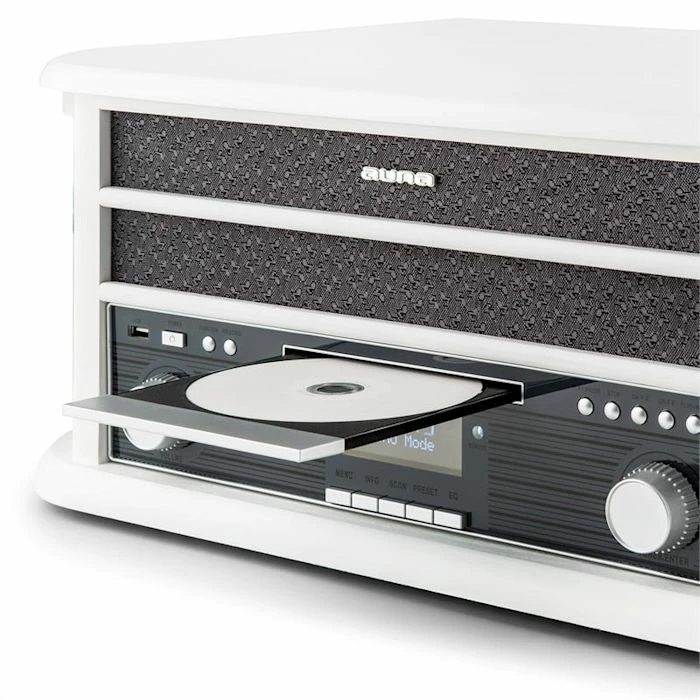 Auna Multimedia [second Choix] Chaîne Stéréo Rétro Belle Epoque 1908 DAB – Image 4