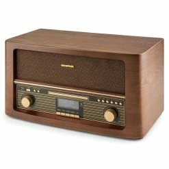 Auna Multimedia [second Choix] Belle Epoque 1906 DAB Chaîne Stéréo Rétro -Audio-et-HiFi Soldes 10030662 yy 0007 front auna Retro Microanlage DAB Plus USB CD MP3