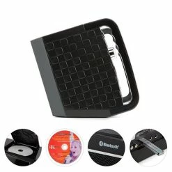 Auna Multimedia DiscoFever LED Chaîne Karaoké -Audio-et-HiFi Soldes 10030797 yy 0005 detail auna DiscoFever LED Bluetooth Karaokeanlage schwarz