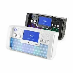 Auna Multimedia [second Choix] DiscoFever LED Chaîne Karaoké -Audio-et-HiFi Soldes 10030798 yy 0008 variant auna DiscoFever LED Bluetooth Karaokeanlage weiss 1