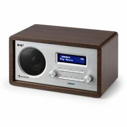 Auna Radios Numériques [second Choix] Harmonica Radio Numérique -Audio-et-HiFi Soldes 10031500 yy 0005 front auna Harmonica DAB UKW Radio Wenge