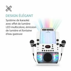 Auna Multimedia Kara Liquida BT Chaîne Karaoké - Blanc/gris -Audio-et-HiFi Soldes 10031560 fr 0003 logo