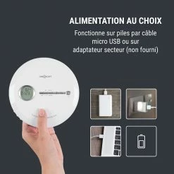 OneConcept Lecteurs CD & MP3 CDC 100MP3 Discman Lecteur CD MP3 & écouteurs LCD ASP- Blanc -Audio-et-HiFi Soldes 10031564 fr 0003 logo