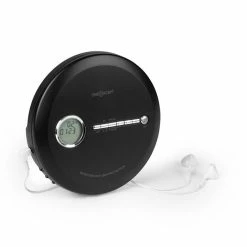 OneConcept Lecteurs CD & MP3 CDC 100MP3 Discman Lecteur CD MP3 & écouteurs LCD ASP- Noir