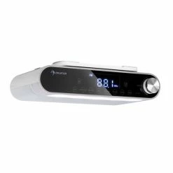 Auna Radios Encastrables & Radios De Cuisine KR-130 Bluetooth Radio De Cuisine -blanc