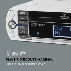 Auna Radios Encastrables & Radios De Cuisine KR-400 CD Radio De Cuisine DAB -Audio-et-HiFi Soldes 10031880 fr 0004 logo