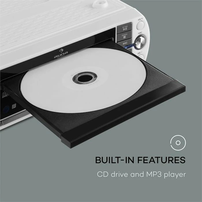 Auna Radios Encastrables & Radios De Cuisine KR-400 CD Radio De Cuisine DAB – Image 5