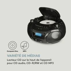 Auna Lecteurs CD & MP3 Roadie Sing CD Boombox -Audio-et-HiFi Soldes 10032057 fr 0005 logo