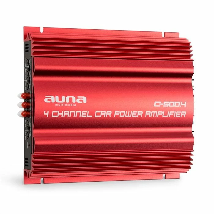 Auna Amplificateurs Auto C500.4 Amplificateur 4 Canaux