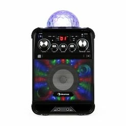 Auna Multimedia Rockstage LED Chaîne Karaoké -noir -Audio-et-HiFi Soldes 10032179 yy 0003 detail auna Rockstar LED Karaokeanlage schwarz