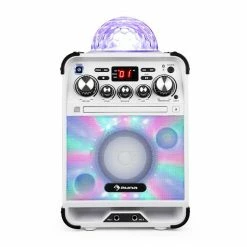 Auna Multimedia Rockstage LED Chaîne Karaoké -blanc -Audio-et-HiFi Soldes 10032180 yy 0003 detail auna Rockstar LED Karaokeanlage weiss