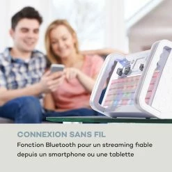 Auna Multimedia DiscoFever Chaîne Karaoké 2.0 BT -Audio-et-HiFi Soldes 10032757 fr 0004 logo