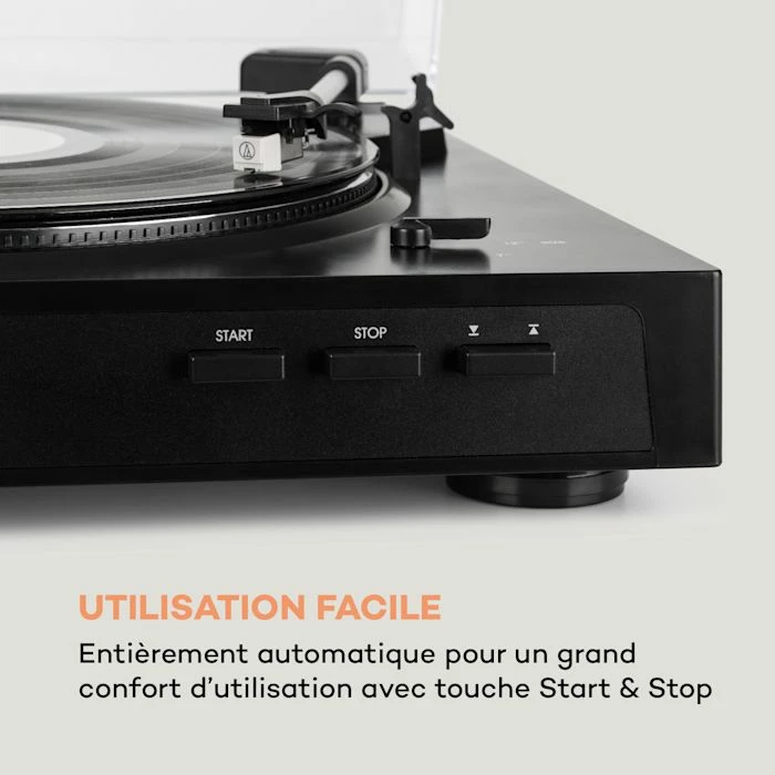 Auna Multimedia Fullmatic Platine Vinyle 4 Auna Multimedia Fullmatic Platine Vinyle – Image 2