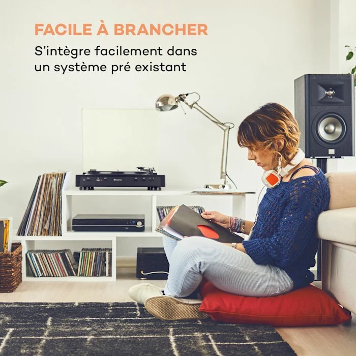 Auna Multimedia Fullmatic Platine Vinyle 8 Auna Multimedia Fullmatic Platine Vinyle – Image 6