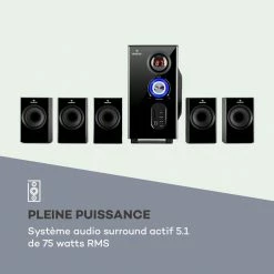 Auna Systèmes D´enceintes 5.1 Concept 520 5.1 Système D'enceintes -Audio-et-HiFi Soldes 10033066 fr 0003 logo
