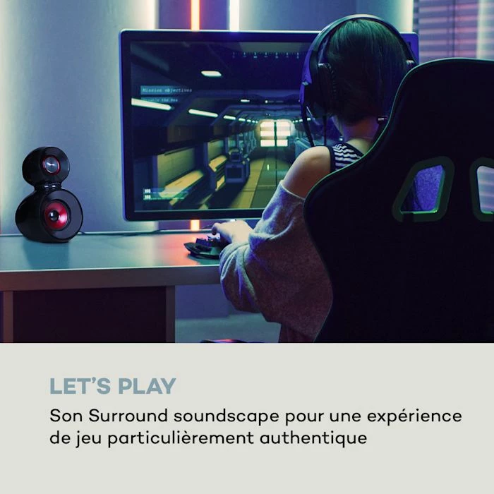 Auna Systèmes D´enceintes 5.1 X-Gaming 5.1 Système Audio Surround 4 Auna Systèmes D´enceintes 5.1 X-Gaming 5.1 Système Audio Surround – Image 2