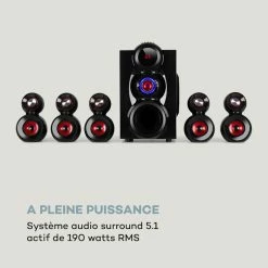 Auna Systèmes D´enceintes 5.1 X-Gaming 5.1 Système Audio Surround 10 Auna Systèmes D´enceintes 5.1 X-Gaming 5.1 Système Audio Surround -Audio-et-HiFi Soldes 10033070 fr 0003 logo