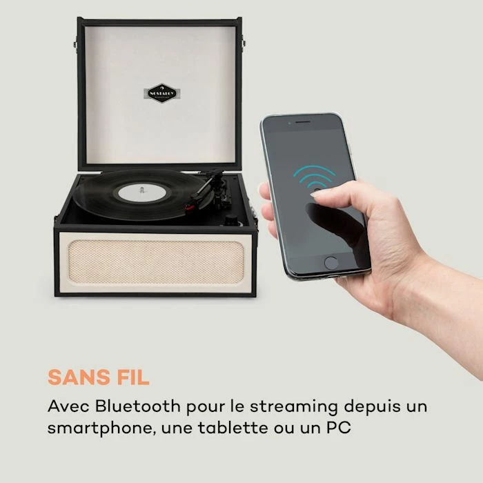 Auna Multimedia Sarah Ann Platine Vinyle 6 Auna Multimedia Sarah Ann Platine Vinyle – Image 4