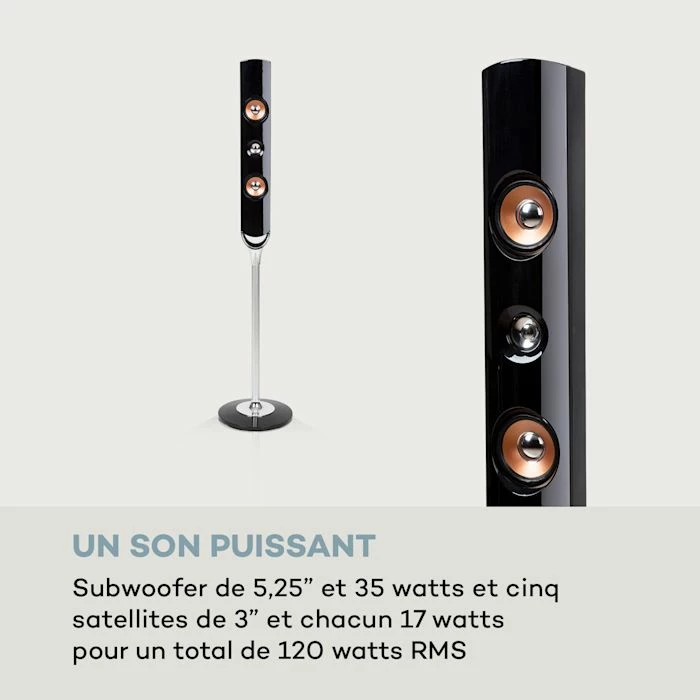 Auna Systèmes D´enceintes 5.1 Areal Nobility Système Surround 5.1 5 Auna Systèmes D´enceintes 5.1 Areal Nobility Système Surround 5.1 – Image 3