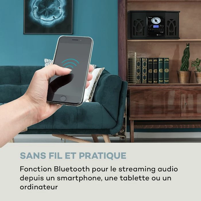 Auna Multimedia NR-620 Chaîne Stéréo DAB 6 Auna Multimedia NR-620 Chaîne Stéréo DAB – Image 4