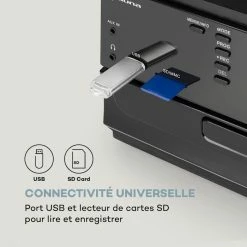 Auna Multimedia Chaîne Stéréo Rétro Oakland DAB 11 Auna Multimedia Chaîne Stéréo Rétro Oakland DAB -Audio-et-HiFi Soldes 10033747 fr 0004 logo